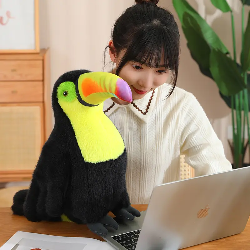 20/30/40CM Simulation Toco Toucan Plush Toys Cute Ramphastos Toco Stuffed Animated Bird Doll Cute Home Decoration Gifts
