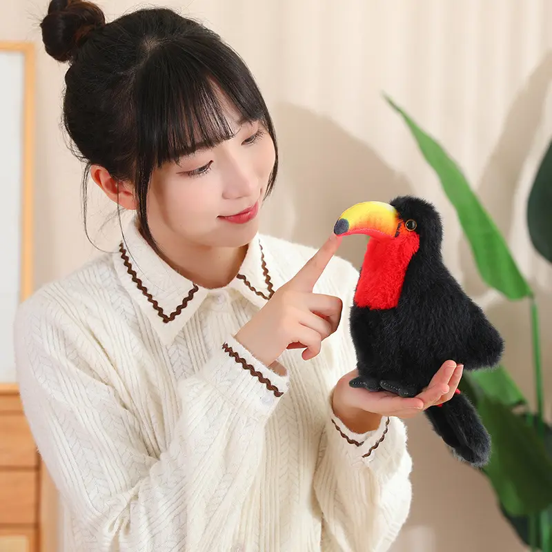 20/30/40CM Simulation Toco Toucan Plush Toys Cute Ramphastos Toco Stuffed Animated Bird Doll Cute Home Decoration Gifts