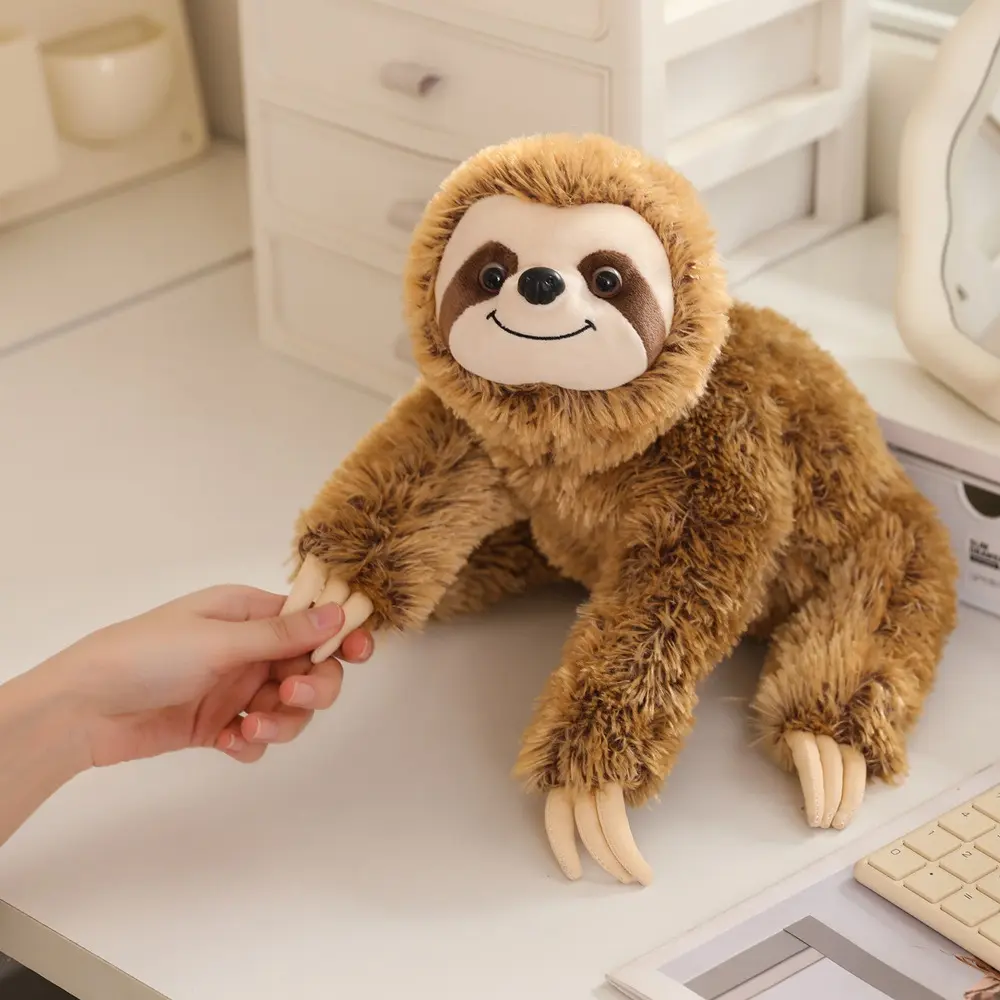 Imitation Sloth Plush Toys Soft Animal Stuffed Sloth Dolls For Baby Kids Birthday Xmas Gift Animals Home Decoration