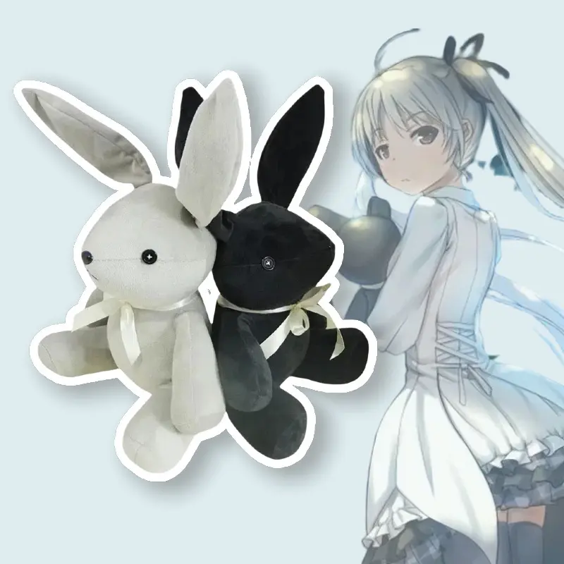 36cm Cute Rabbit Plush Toy Japanese Anime Yosuga no Sora Doll Kawaii Cosplay Rabbit Plush Doll Anime Lovers Mustbuy Doll Collect