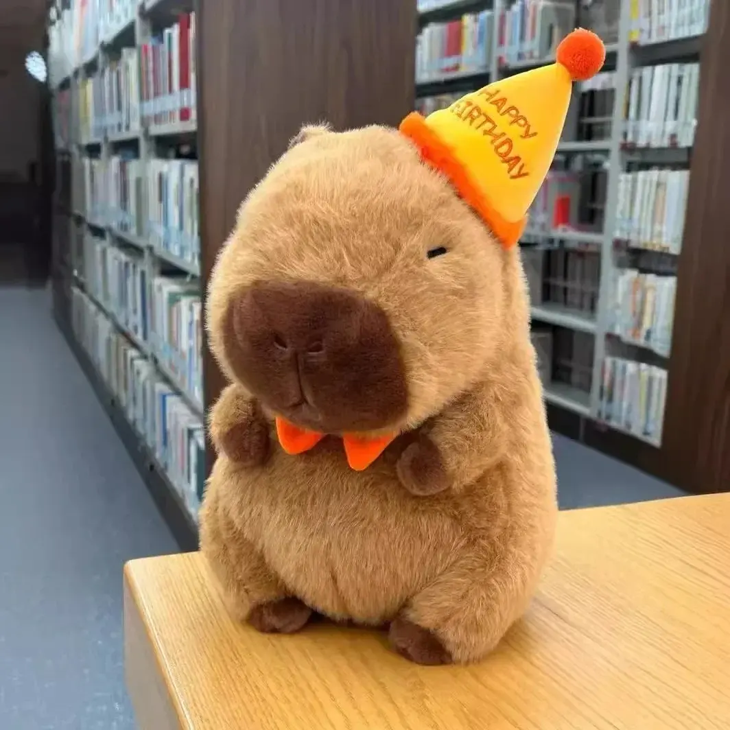 23/35cm Capybara Plush Toy - Ultra Soft Anime Stuffed Animal Doll, Cute Christmas & Thanksgiving Gift for Children