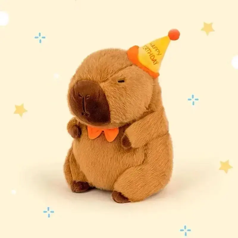 23/35cm Capybara Plush Toy - Ultra Soft Anime Stuffed Animal Doll, Cute Christmas & Thanksgiving Gift for Children