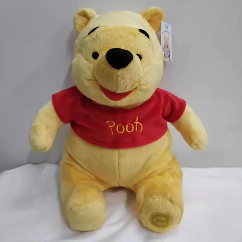 35cm Disney Winnie The Pooh Bear Plush Toy Animal Stuffed Pp Cotton Filled Super Soft Kawaii Home Decoration Children'S Gifts