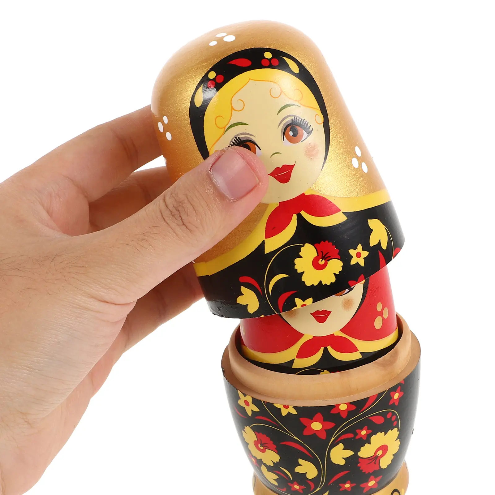 Russian Nesting Dolls Wooden Matryoshka Stacking Toys Hand Painted Kids Adults Birthday Christmas Gifts Home Decoration