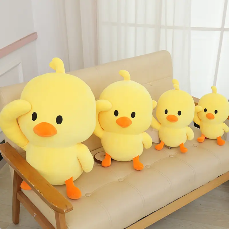 20-40CM Plush Dancing Duck Soft Toys Ducks Doll Plush Toy Korean Netred Wearing Hyaluronic Acid Little Yellow Duck Doll Ducks
