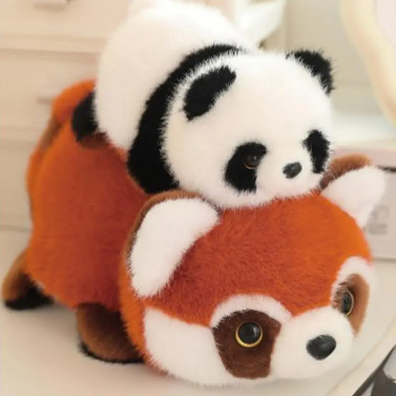 Panda Plush Toy Panda Plushies Reversible Red Panda Toy Stuffed Animal For Kids Home Sofa Decor Birthday Favor
