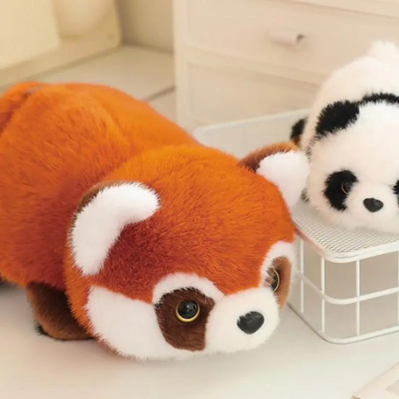 Panda Plush Toy Panda Plushies Reversible Red Panda Toy Stuffed Animal For Kids Home Sofa Decor Birthday Favor