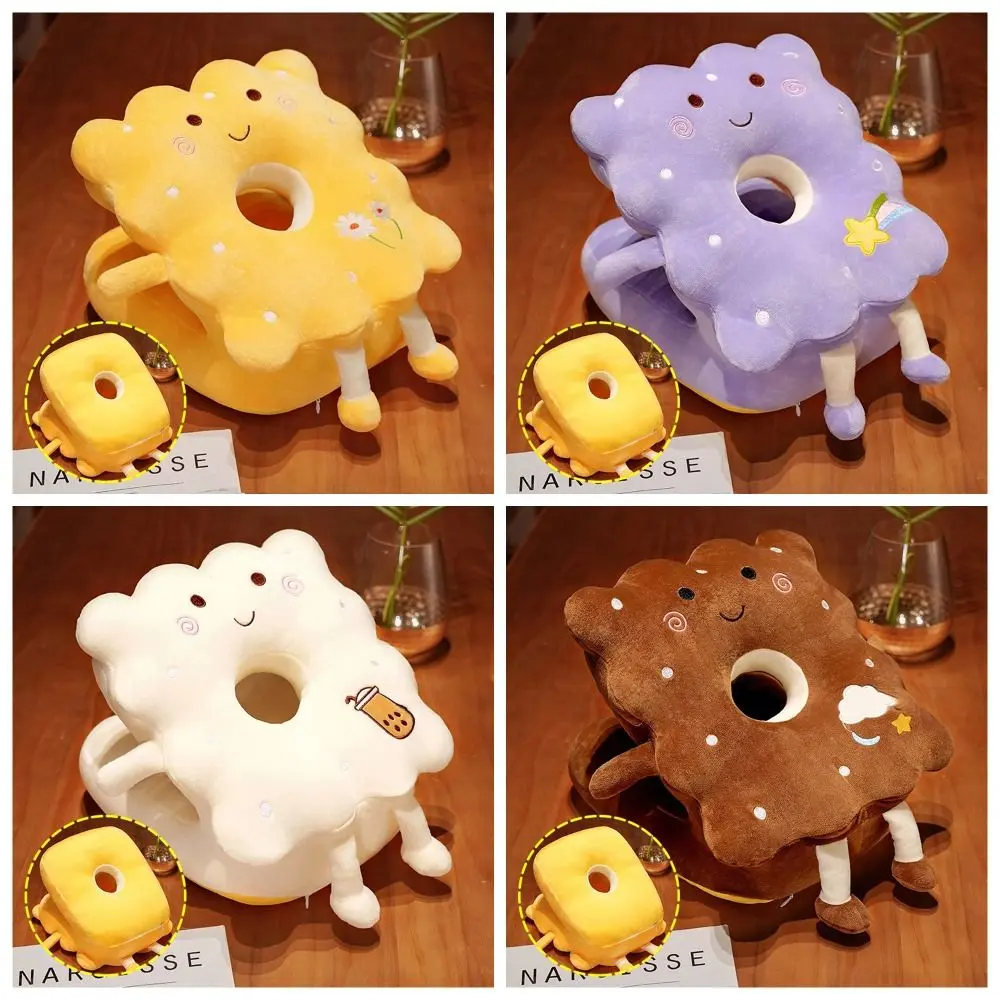 Double-sided Hand Warmer Pillow Super Soft Keep Warm Cookie Office Nap Pillow Hand Hold Cartoon Hollow Pillow Stuffed Toy