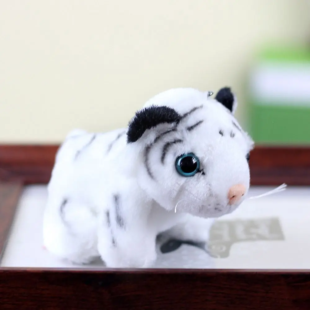 Tiger Bag Hanging Ornament Cartoon Doll Stuffed Animals Plush Pendant Stuffed Toys Tiger Plush Keychain Car Plush Keyring