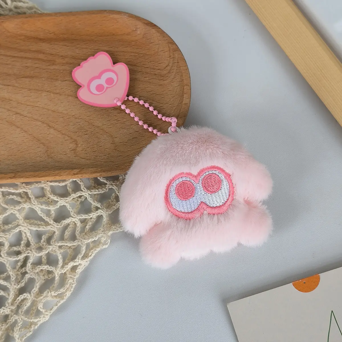 Colorful small octopus plush pendant, cute three-dimensional doll, personalized keychain, toy, creative schoolbag pendant