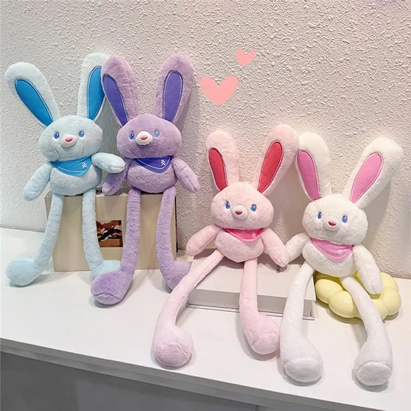 Fluffy Real Rabbit Fur Pompon Bunny Keychain Trinket Women Toy Pompom Rabbit Key Ring On Bag Car Key Chain Jewelry Gift