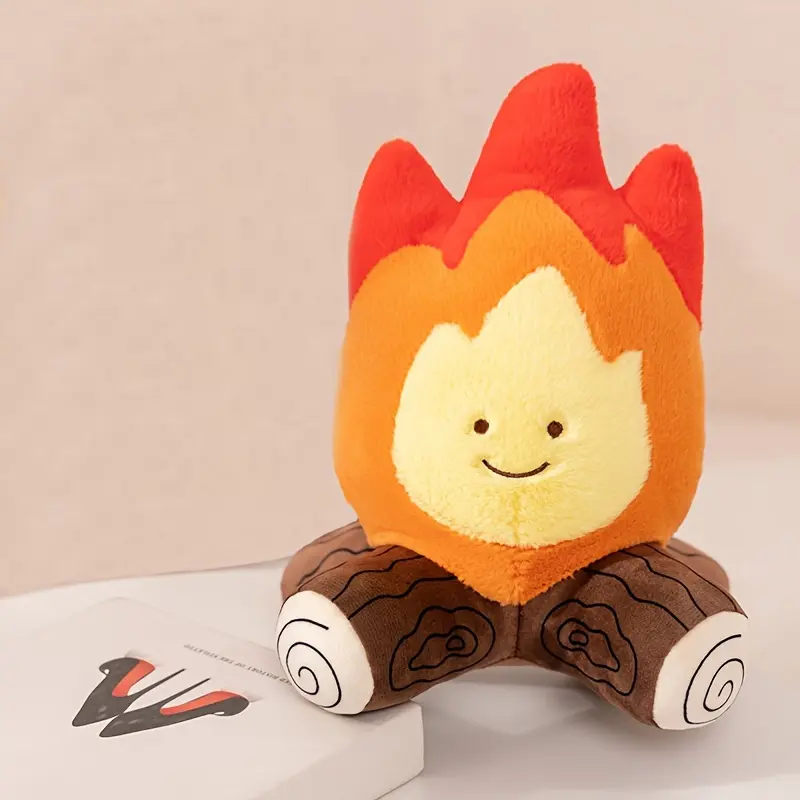 Cute Flame Plush Toy, Stuffed Fire - Shaped Doll for Kids, Birthday/Winter Decor & Gift