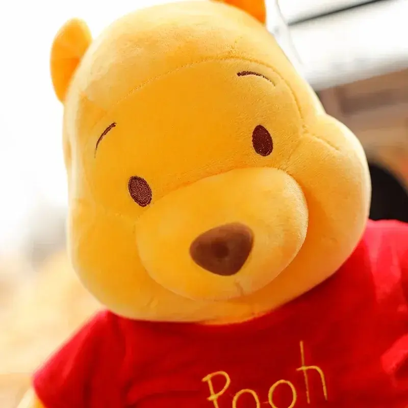 Disney Winnie The Pooh Plush Doll Toy Cartoon Prone Posture Winnie Pooh Bear Soft Stuffed Toy Pillow Kids Xmas Birthday Gifts