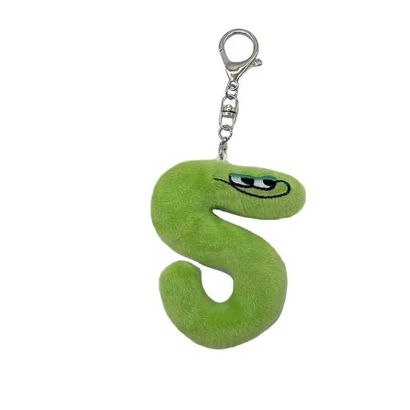 10cm Alphabet Lore Plush Toy Anime Doll Keychain Kawaii 26 English Letters Stuffed Toys Children Montessori  Doll Toy Plush Gift