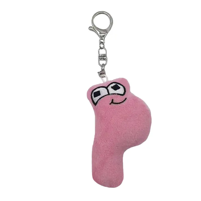 10cm Alphabet Lore Plush Toy Anime Doll Keychain Kawaii 26 English Letters Stuffed Toys Children Montessori  Doll Toy Plush Gift