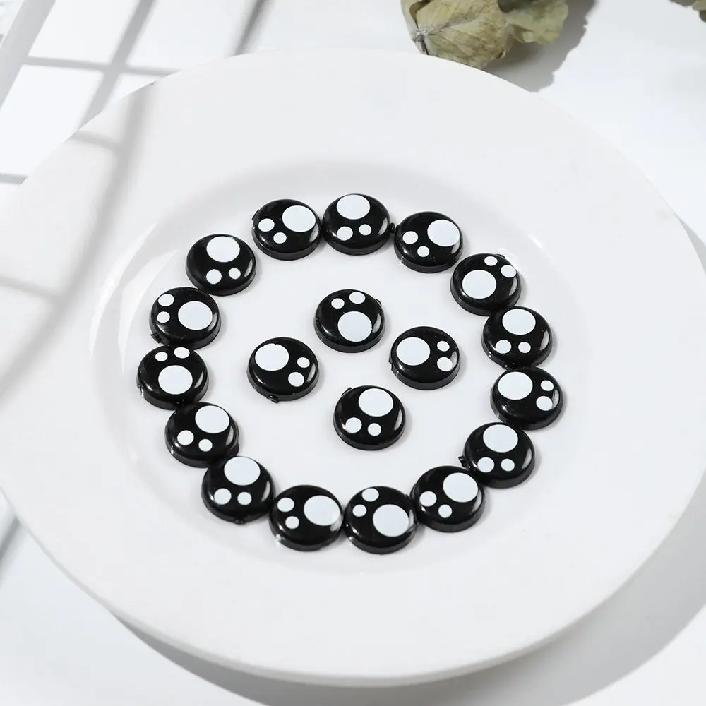 20/40pcs 8-14mm Black Plastic Safety Eyes White Bear Doll Animal Puppet Crafts Children Kids DIY Toys Plush Doll Accessories