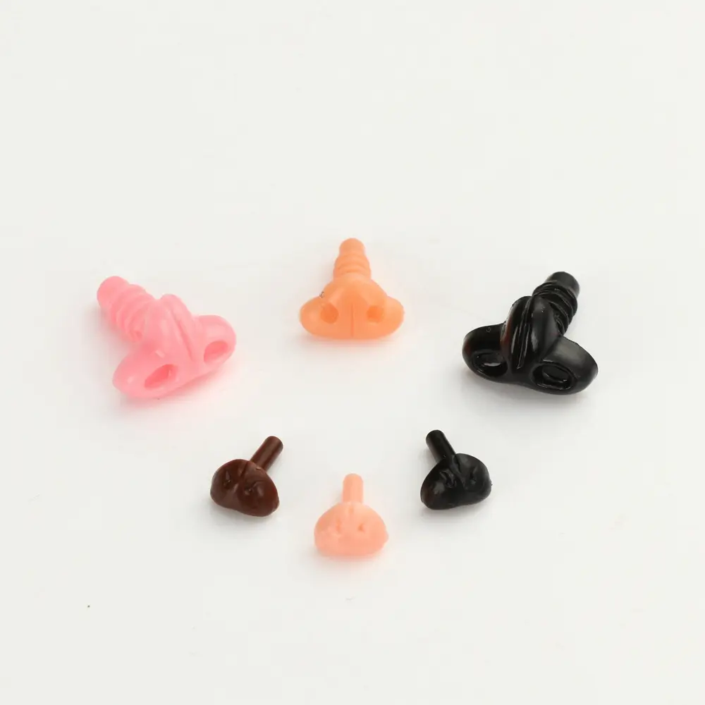 10Pcs DIY Triangle Doll Noses Plastic Craft Bear Buttons Safety Parts  Dolls Tool Accessories for Doll Toys 7mm/10mm/13mm