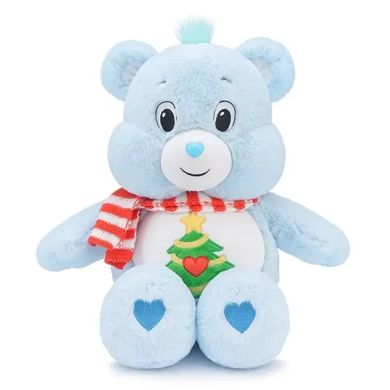 Xmas Edition Care Bears Plush Teddy Bear Stuffed Doll Kawaii Animal Room Decor Anime Rainbow Bear Toys Hobbies Gifts For Girl