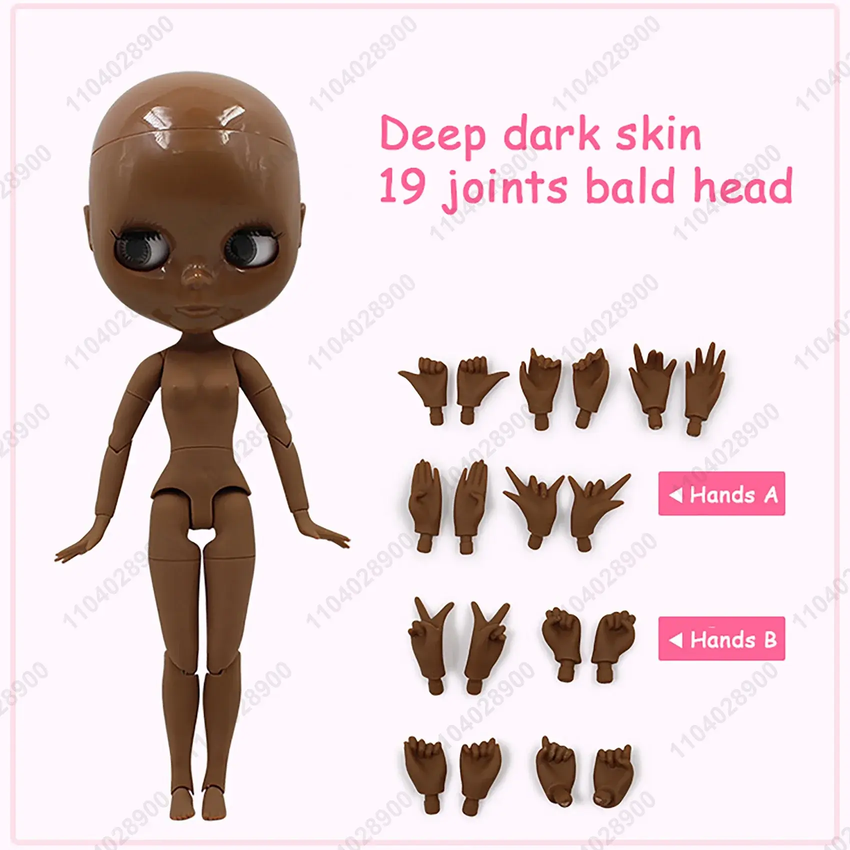 ICY DBS Blyth Doll 19 Joints 1/6 Body 30CM BJD Doll Body No Wig Bald Head No Make-up DIY Make Up Practice Costume Doll Gift