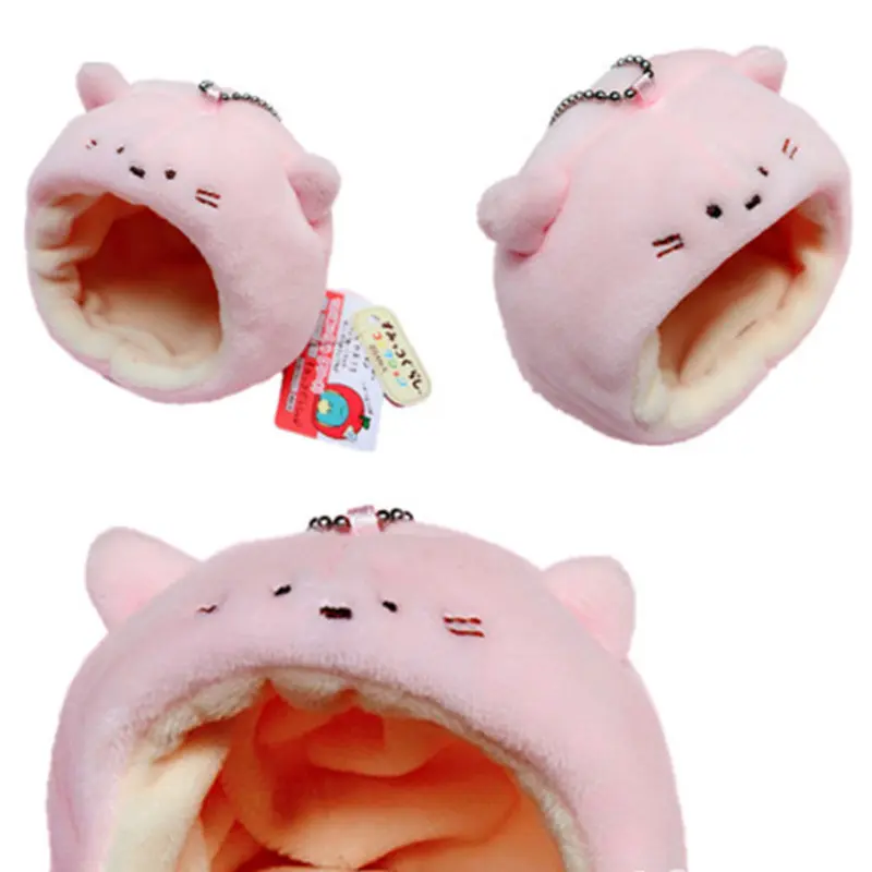Kawaii Tokage San-X Corner Sumikko Gurashi Scenes House Tent Plush Keychain Small Pendant Kids Stuffed Toys For Children Gifts