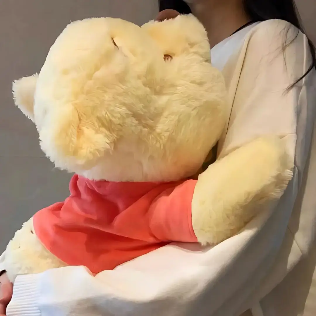 Disney Winnie The Pooh Kawaii Pooh Bear Stuffed Plush Toy Doll Cartoon Sofa Cushion Pillow Peluches Children Girl Birthday Gift