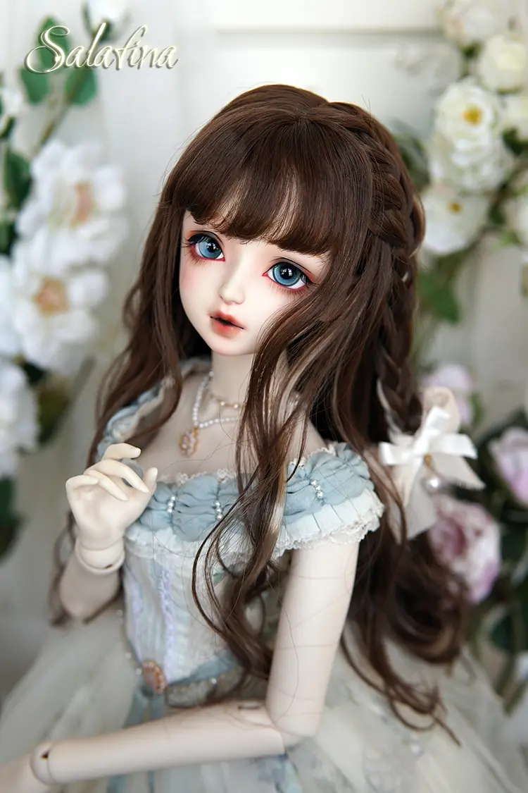 60cm Bjd Doll wig Accessories Interchangeable wig Long Multi-colored 1/3 Doll hair Handmade Bjd Doll wig 60cm Bjd doll