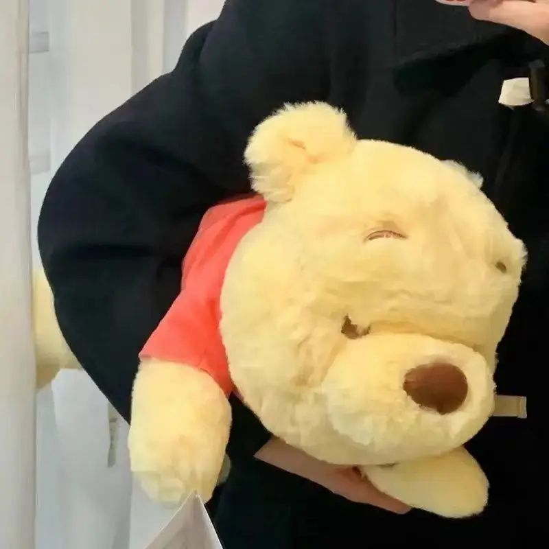 Disney Winnie The Pooh Kawaii Pooh Bear Stuffed Plush Toy Doll Cartoon Sofa Cushion Pillow Peluches Children Girl Birthday Gift