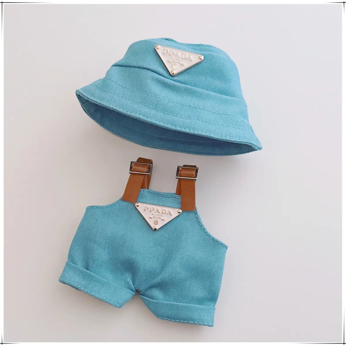 17cm Mini Doll Clothes Outfit  Clothes Glasses 17cm Labubu II Dolls Clothes Doll Accessories Cultivate Sitting Party Game Toys