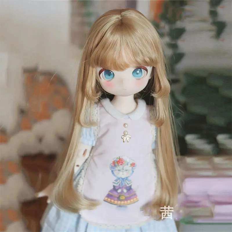 60cm Bjd Doll wig Accessories Interchangeable wig Long Multi-colored 1/3 Doll hair Handmade Bjd Doll wig 60cm Bjd doll