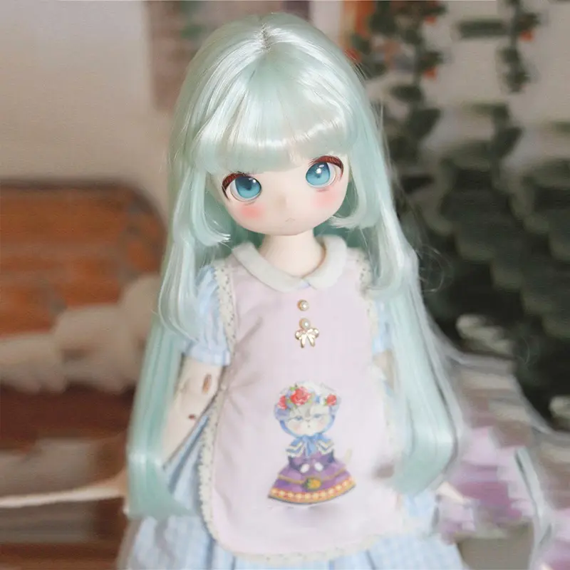 60cm Bjd Doll wig Accessories Interchangeable wig Long Multi-colored 1/3 Doll hair Handmade Bjd Doll wig 60cm Bjd doll