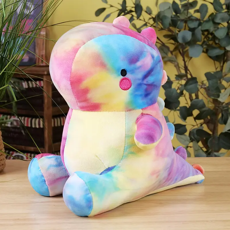 25~60cm Ultra Soft Dinosaur Plush Toy Down Cotton Kawaii Dino Plushie Peluche Pink Blue Green Party Animal Prop Decor Gift