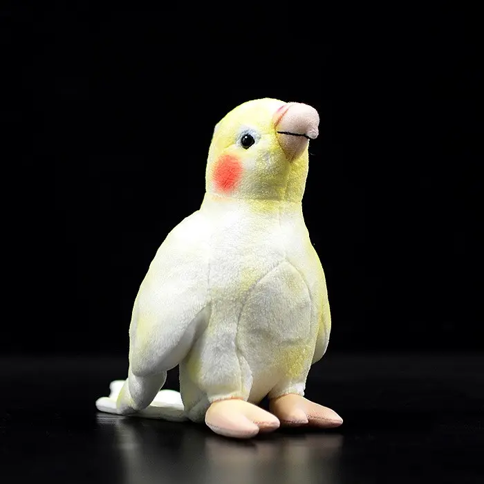 New 18cm Small Cockatiel Plush Toys Soft Stuffed Birds Animal Dolls For Kid Gift