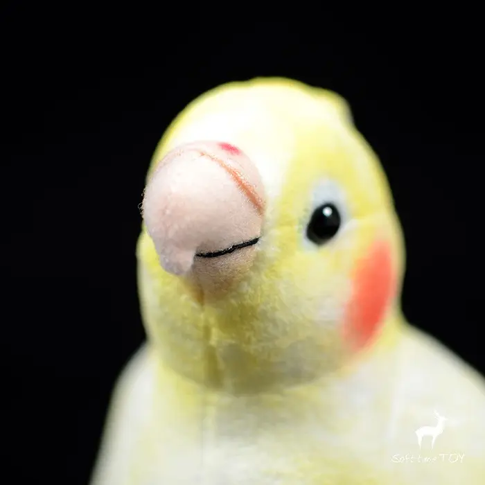 New 18cm Small Cockatiel Plush Toys Soft Stuffed Birds Animal Dolls For Kid Gift