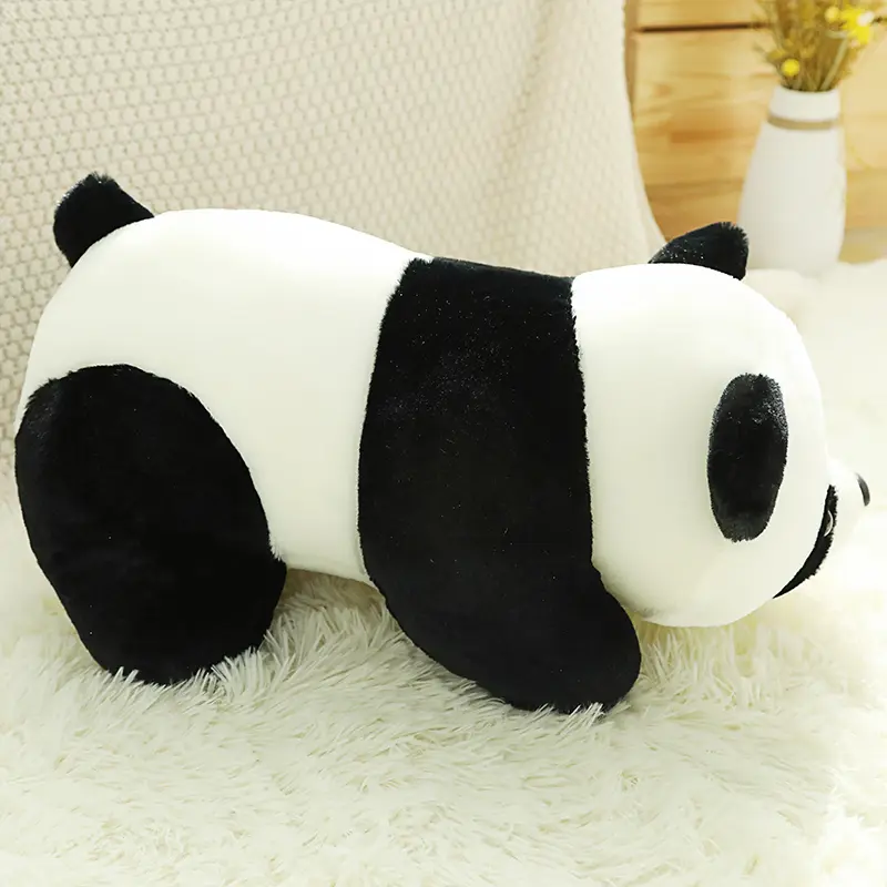 New Huggable Kawaii Stuffed Panda Doll Plush Animal Toy Soft Panda Lifelike Plush Toys Baby Kids Playmate Children Birthday Gift