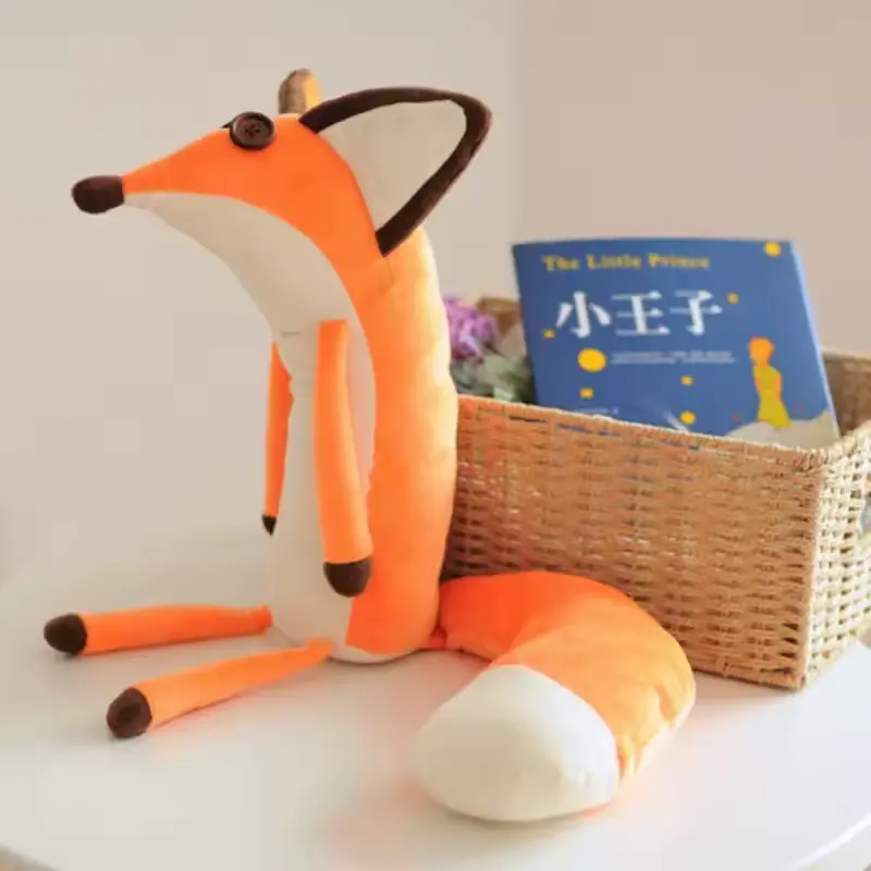 Cute 60CM Moive Cartoon The Little Prince And The Fox Plush Doll Stuffed Animals Plush Education Toys For Babys Christmas Gifts