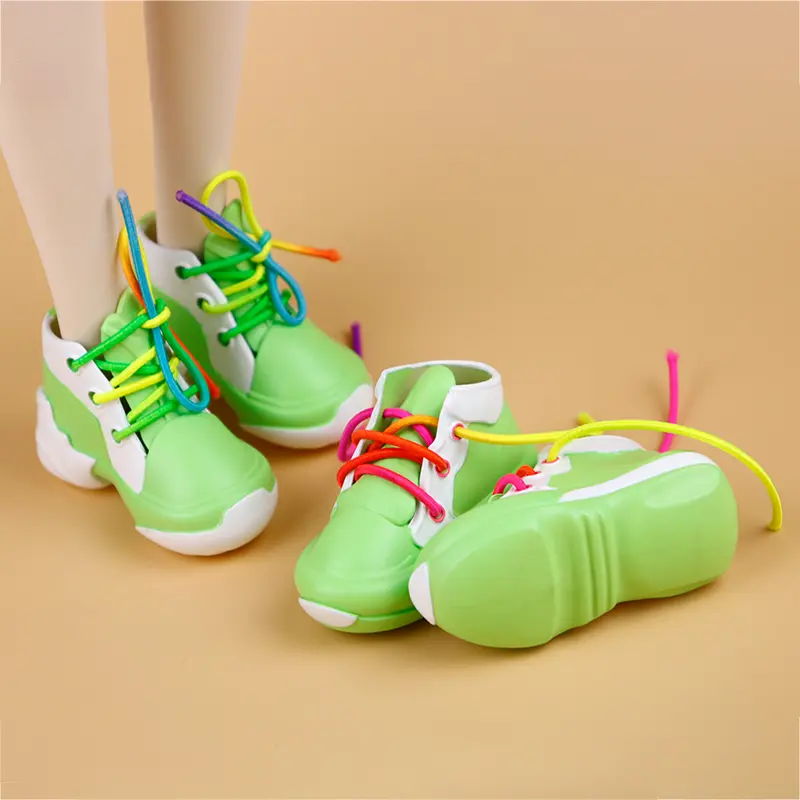 60cm Doll Shoes Kids DIY Suitable for 1/3 doll Accessories Shoes Green sneakers Casual Shoes Doll Decors Girl Collection Toys