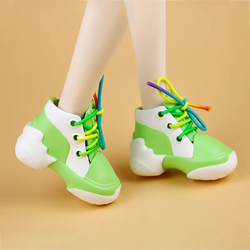 60cm Doll Shoes Kids DIY Suitable for 1/3 doll Accessories Shoes Green sneakers Casual Shoes Doll Decors Girl Collection Toys