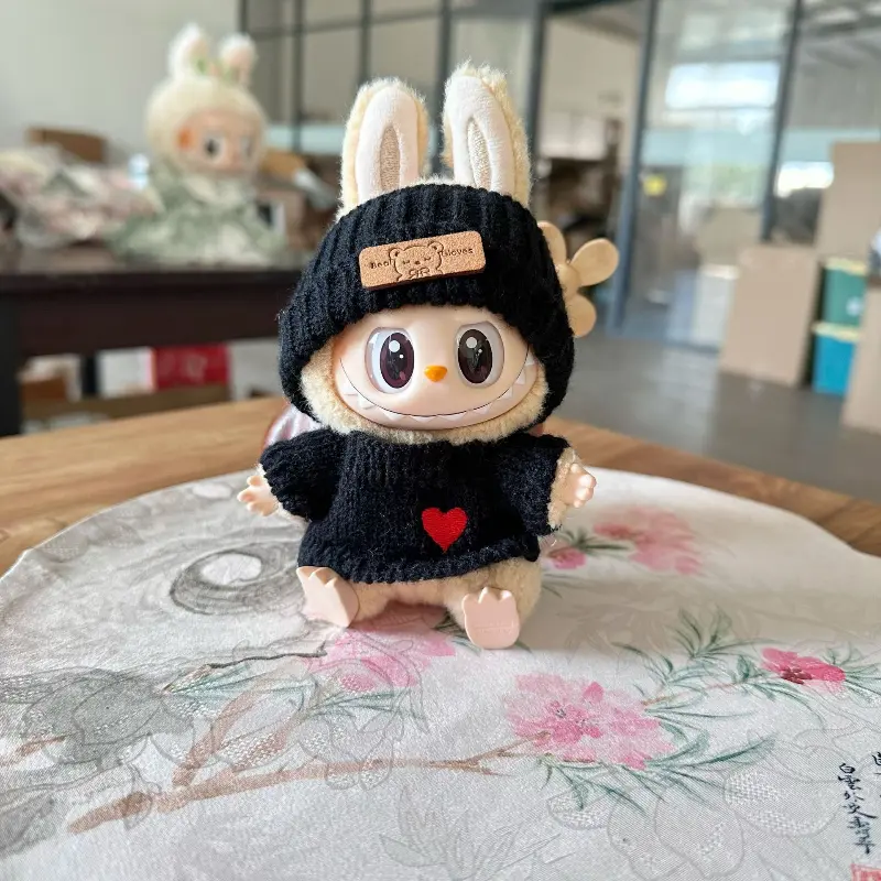 For Labubu V1 V2 Doll Clothes Suit Cartoon Animation DIY Suitable for Labubu Clothes Cute Dress Up Accessories Children's Gifts
