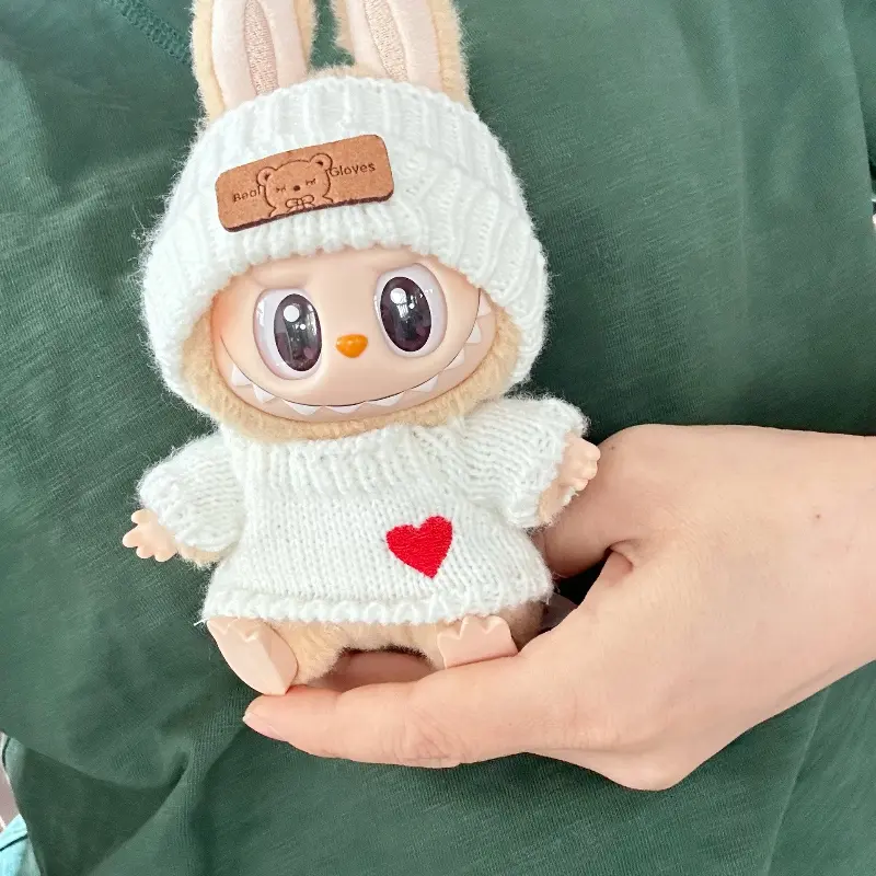 For Labubu V1 V2 Doll Clothes Suit Cartoon Animation DIY Suitable for Labubu Clothes Cute Dress Up Accessories Children's Gifts
