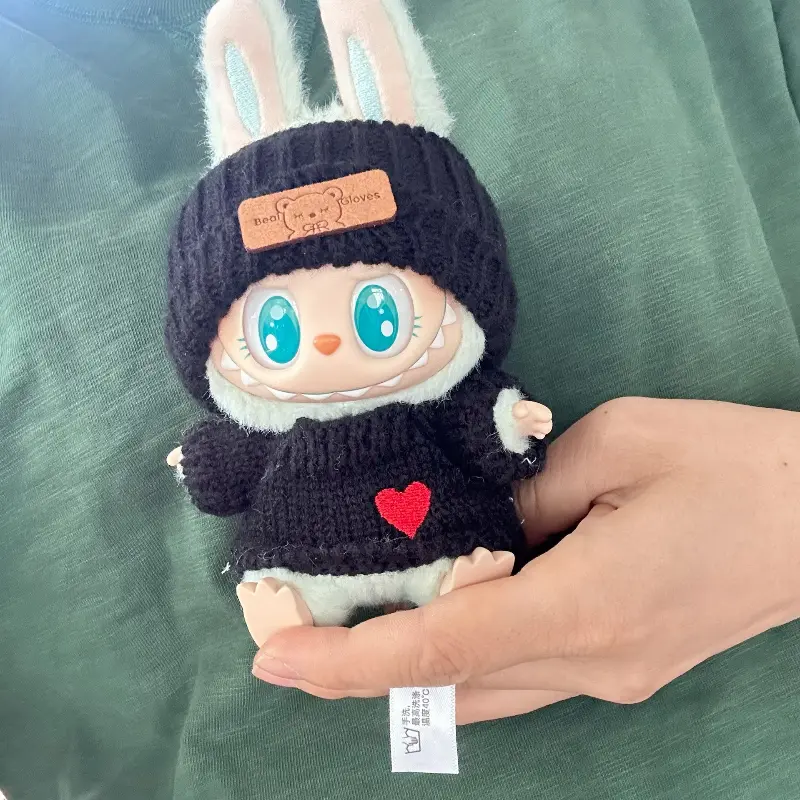 For Labubu V1 V2 Doll Clothes Suit Cartoon Animation DIY Suitable for Labubu Clothes Cute Dress Up Accessories Children's Gifts
