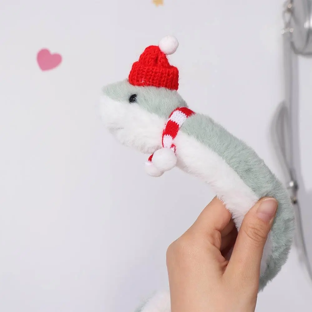 Plush Year of The Snake Plush Toy Wrap Around Arm Soft Snake Stuffed Plush Doll Kawaii Comfort Green Snake Animal Doll