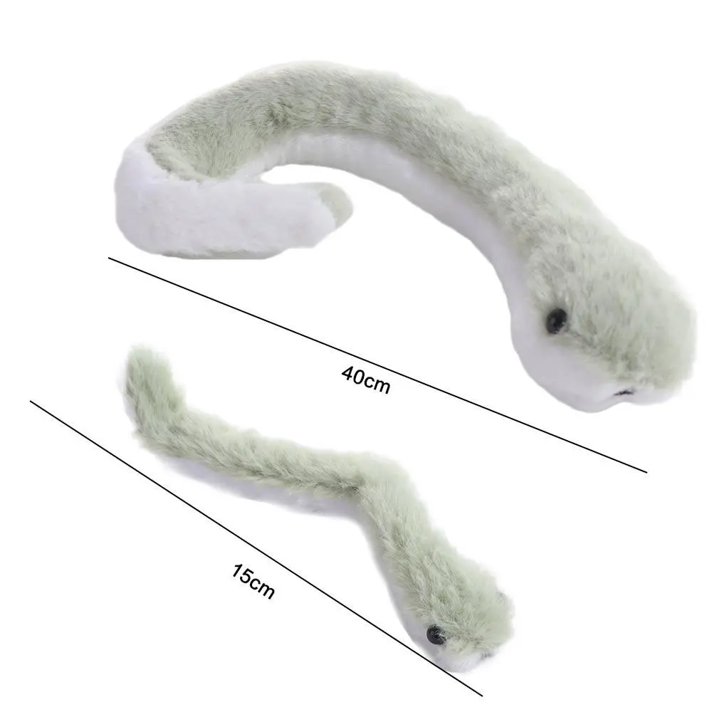 Plush Year of The Snake Plush Toy Wrap Around Arm Soft Snake Stuffed Plush Doll Kawaii Comfort Green Snake Animal Doll