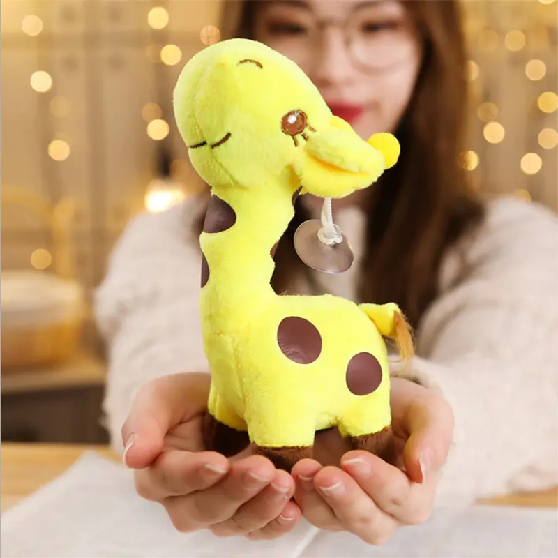 18/25cm Colorful Giraffe Plush Toys Pendant Soft Stuffed Cartoon Animals Doll Baby Kids Toys Christmas Birthday Gifts