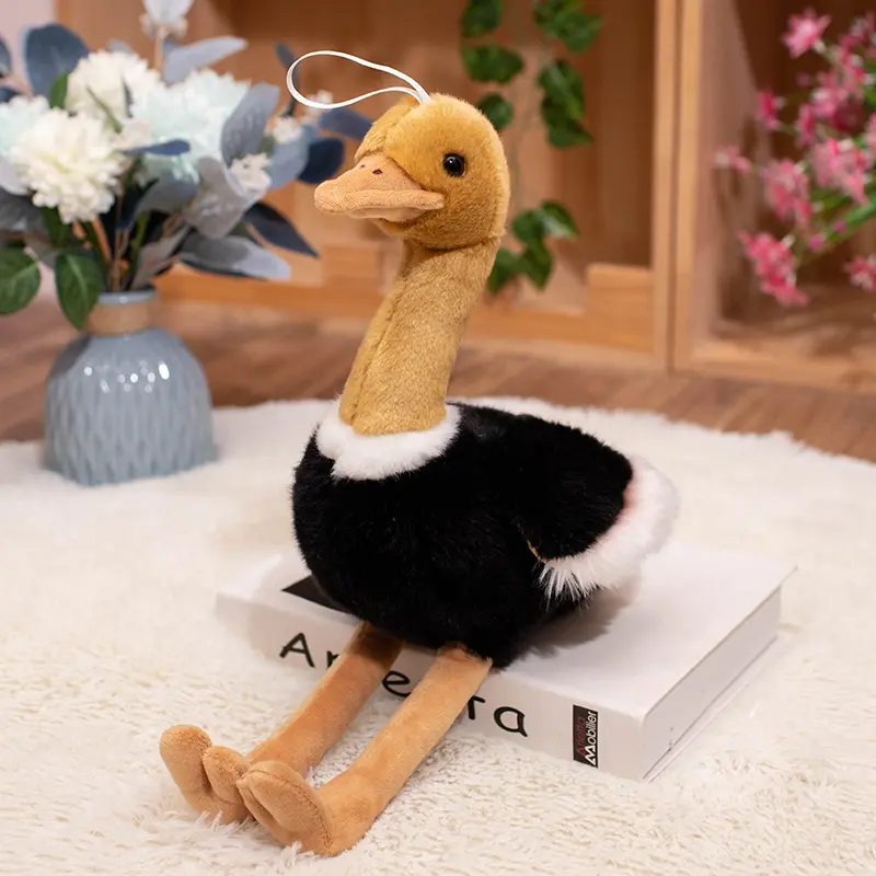 40/50CM Simulated Bird Plush Toys Lifelike Ostrich Stuffed Wild Animal Doll Cute Home Ornament Nice Birthday Gift