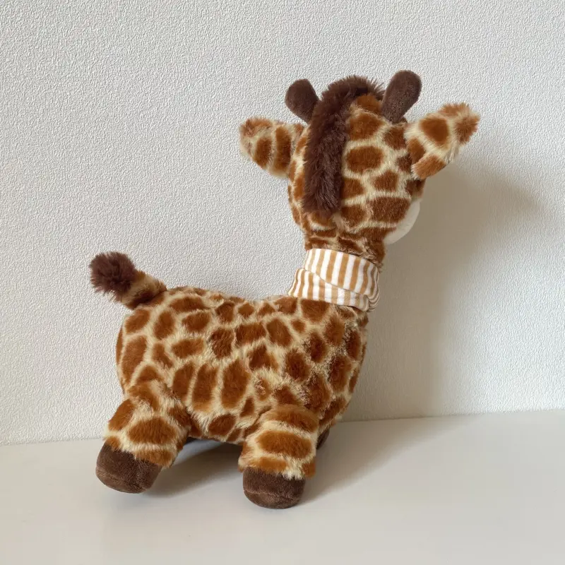 32cm Cute Simulation Giraffe Lovely Plush Stuffed Animal Deer Doll Toys Baby Appease Toy For Kids Birthday Christmas Gifts