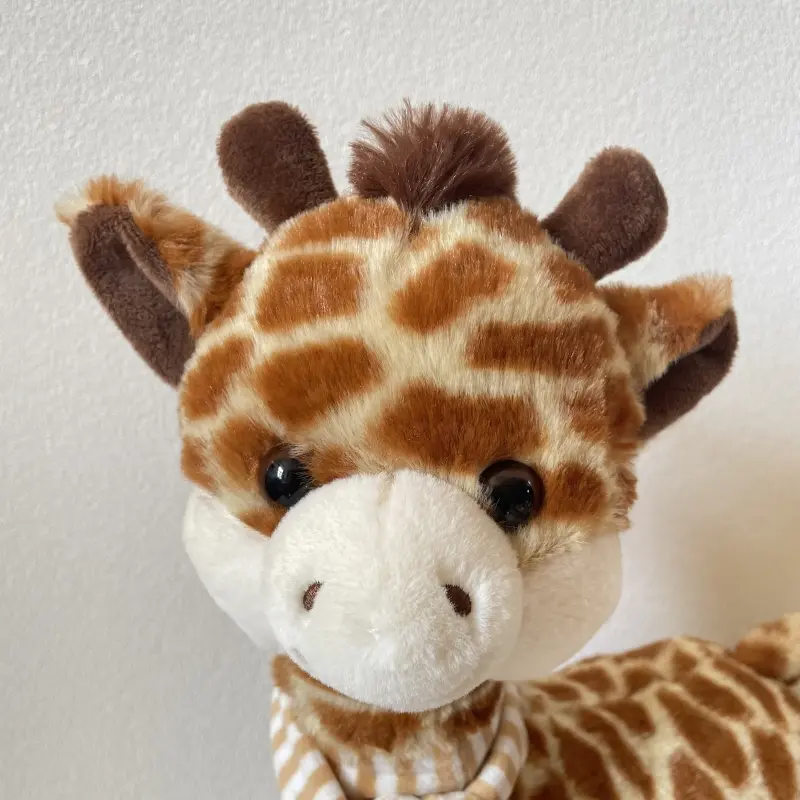 32cm Cute Simulation Giraffe Lovely Plush Stuffed Animal Deer Doll Toys Baby Appease Toy For Kids Birthday Christmas Gifts
