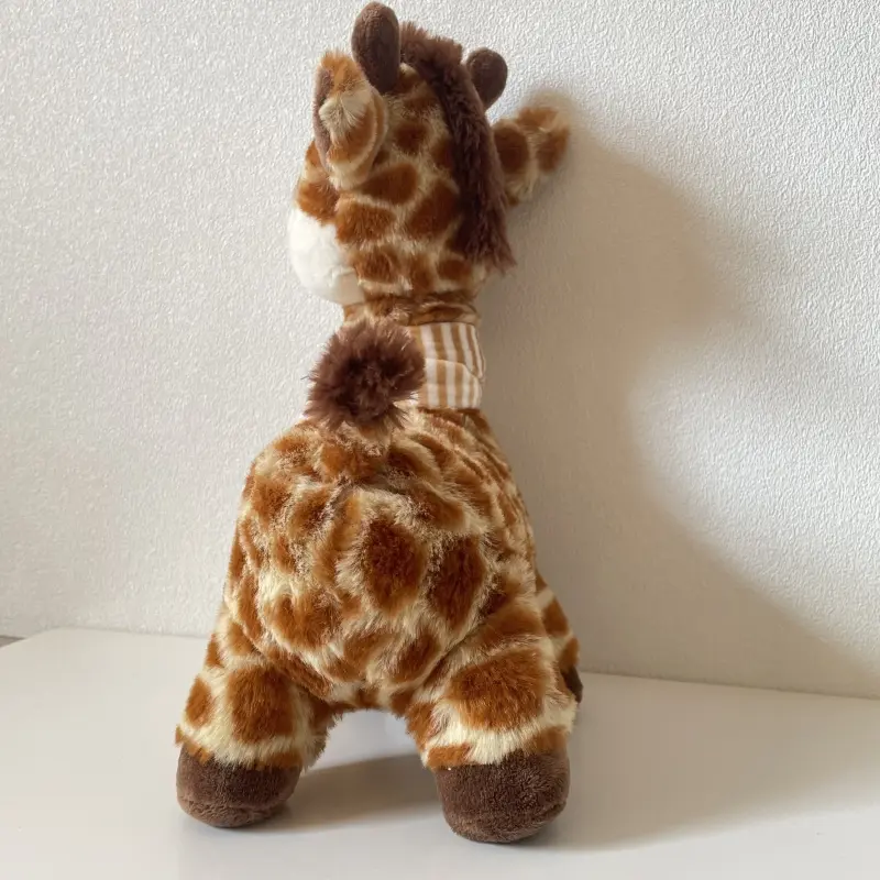 32cm Cute Simulation Giraffe Lovely Plush Stuffed Animal Deer Doll Toys Baby Appease Toy For Kids Birthday Christmas Gifts