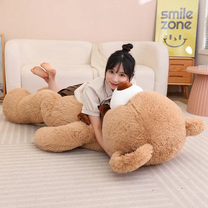 High Quality 5 Colors Bear With Bowknot Stuffed Animals Bear Plush Toys Doll Pillow Kids Lovers Birthday Baby Gift