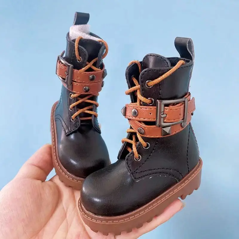 45cm BJD doll shoes Suitable for multiple sizes Ultra high quality Knight boots Tooling boots Handsome punk style Girl's Gift