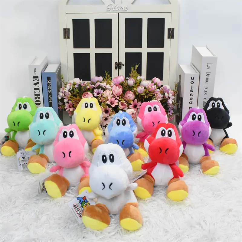 New Mario Goombella Yoshi Kid Koops Plush Toys Cute  Anime Koopa Troopa Goomba Stuffed Animals Peluche Dolls Birthday Gifts Kids